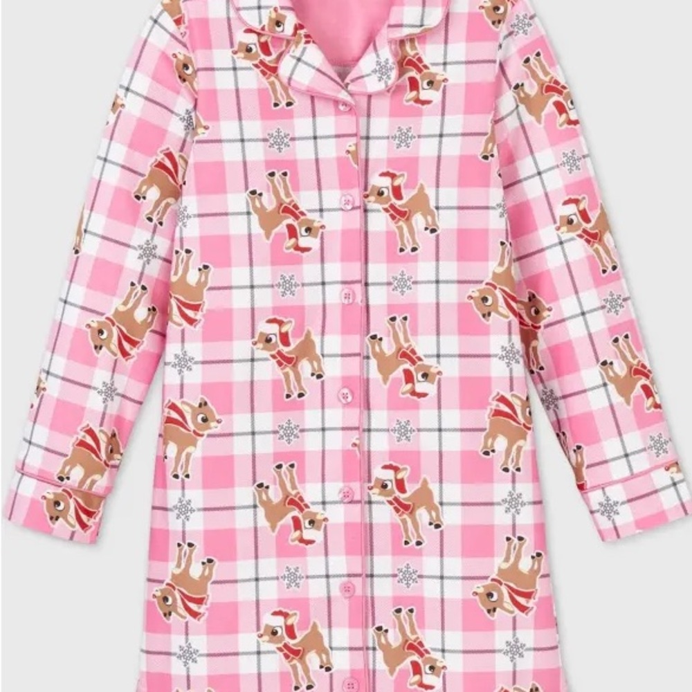 Rudolf the reindeer girls pajamas